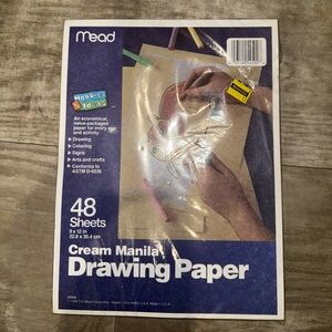 New Mead 50 Sheets Manila Drawing Paper